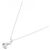 Autre Marque Platin-Diamant-Halskette - Ansicht 2