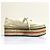 Espadrillas platform in tela con stampa logo Gucci - vista 3