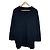 Theory V-Ausschnitt Strickpullover mit Seitenschlitzen
