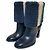 Stivali in pelle e shearling Tory Burch