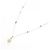 Autre Marque Collana agete K10 Gold Gemstone - vista 2