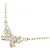 Autre Marque Collana AHKAH Butterfly Au750 Diamanti - vista 3