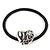 Chrome Hearts Silver Heart Hair Tie