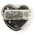 Chrome Hearts Silver Heart Hair Tie - view 3