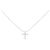 Autre Marque Collana Croce con Diamanti Au750