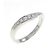 Autre Marque Anello in platino PT900 con diamante e zaffiro