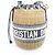Borsa a tracolla in vimini Christian Dior Oblique