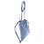 Autre Marque Borsa a mano VASIC in pelle blu - vista 2