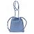 Autre Marque Borsa a mano VASIC in pelle blu - vista 3