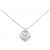 Bulgari Collana Bvlgari Doppio Cuore 750 Oro Bianco e Diamanti