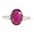 Autre Marque QUEEN Platinum Ruby Diamond Ring - view 2