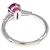 Autre Marque QUEEN Platinum Ruby Diamond Ring - view 3