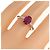 Autre Marque QUEEN Platinum Ruby Diamond Ring - view 5