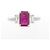 Autre Marque PT900 Ruby Diamond Ring - view 2