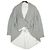 Autre Marque Top in cotone camicia con nodo davanti e dietro maturely