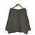 Autre Marque top oversized scollo a barca in lino evam eva