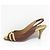 Escarpins slingback ouverts en cuir Hermès - vue 2