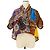 Blusa cropped paisley Comme des Garcons