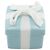 Tiffany & Co. Mini Blue Bow Box Boîtier à Accessoires en Céramique