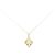 Autre Marque Au750 Opal-Diamant-Halskette