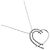 Autre Marque Collana in oro bianco K14 con diamanti