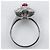 Autre Marque Pt900 Platinum Ruby Diamond Ring - view 7