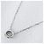 Autre Marque Collana in oro bianco K10 con opale e diamante - vista 3