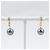 TASAKI Au750 Perlen-Diamant-Ohrringe - Ansicht 3