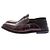Loewe Mocassini in pelle marrone embossed effetto coccodrillo - vista 2