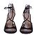 Aquazzura Sandali in camoscio neri - vista 3