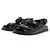 Sandali Dad Chanel in pelle nera taglia 38