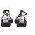 Giambattista Valli Sandálias de plataforma com flores de strass - vista 4