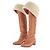 Céline Botas de Cuero y Shearling Folco