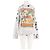 Stella Mc Cartney Stella McCartney Weißes Baumwoll Tie Dye Sweatshirt