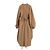 Robe Loulou de Saison en coton beige à boutons - vue 2