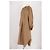 Robe Loulou de Saison en coton beige à boutons - vue 4