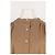 Robe Loulou de Saison en coton beige à boutons - vue 5