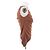 Autre Marque Asymmetrisches braunes Top - Ansicht 3