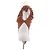 Autre Marque Asymmetrisches braunes Top - Ansicht 4