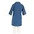 Ganni Camicia Corta in Denim Blu in Cotone - vista 2