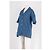 Ganni Camicia Corta in Denim Blu in Cotone - vista 4