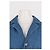 Ganni Camicia Corta in Denim Blu in Cotone - vista 5