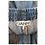 Pantaloncini in denim blu Ganni - vista 5