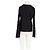 Autre Marque Pull en cachemire noir - vue 2