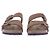 Birkenstock Sandali marroni "Arizona" in pelle oliata - vista 3