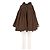 Autre Marque Poncho aus brauner Baumwolle