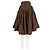Autre Marque Poncho aus brauner Baumwolle - Ansicht 2