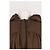 Autre Marque Poncho aus brauner Baumwolle - Ansicht 5