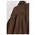Autre Marque Poncho aus brauner Baumwolle - Ansicht 6