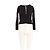 Pull Rouje en laine noire avec nœuds